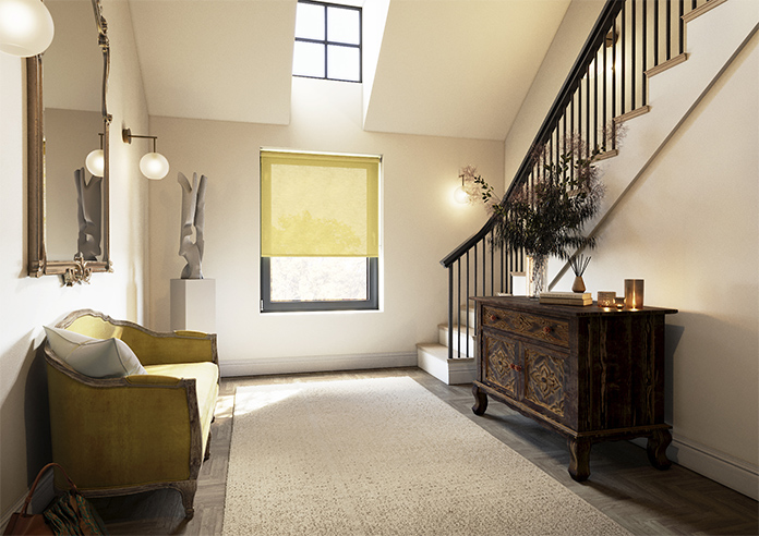 Savona, Lustrous Yellow - Twist&Fit Roller Blind - Image 7